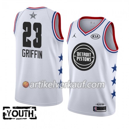 NBA Detroit Pistons Trikot Blake Griffin 23 2019 All-Star Jordan Brand Weiß Swingman - Kinder